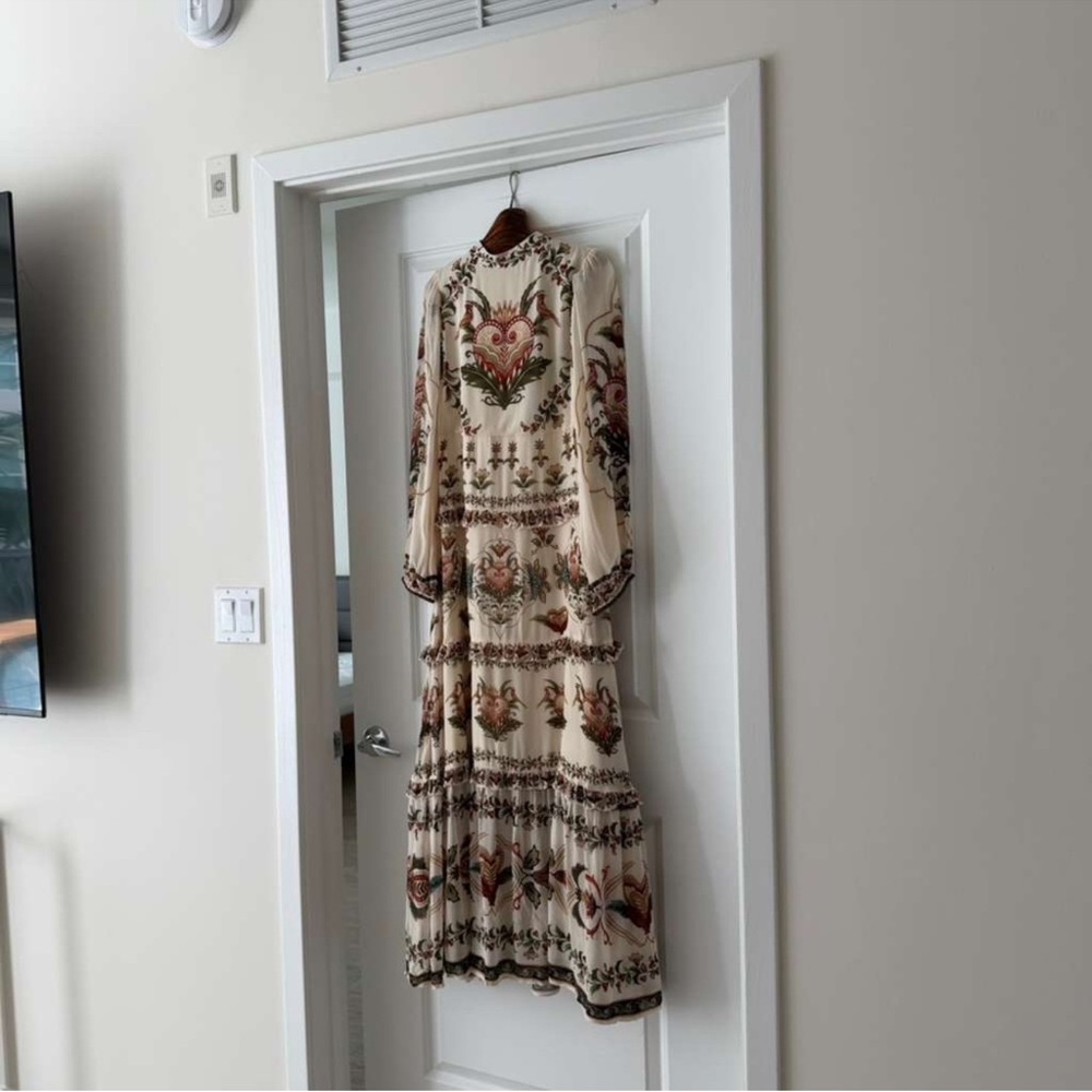 Farm Rio Cream Majestic Hearts Maxi Dress - Picture 6 of 8